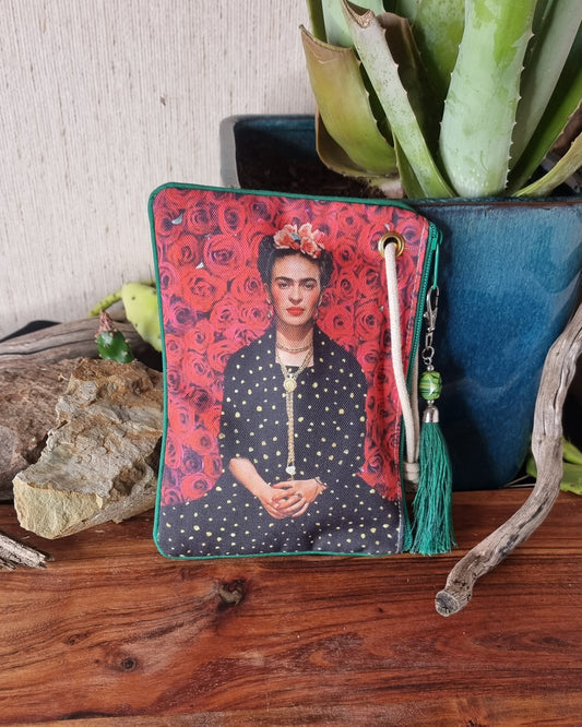 Morijorca Frida-Inspired Canvas Pouch