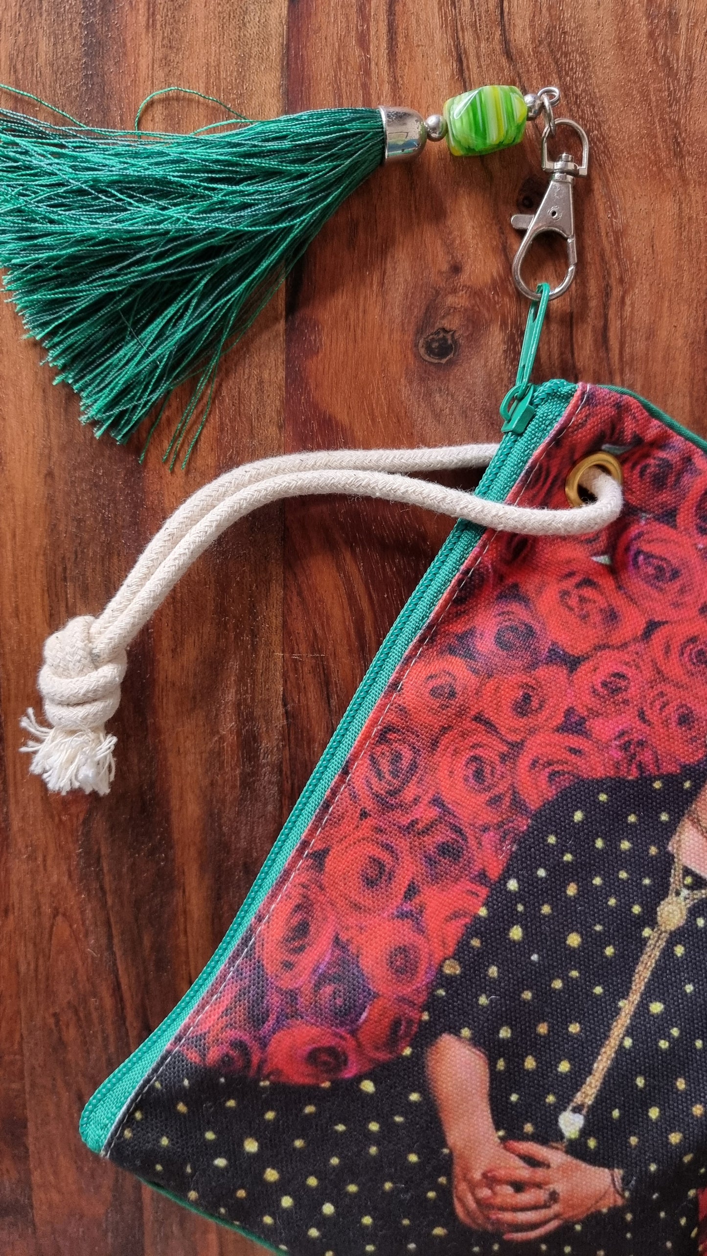 Morijorca Frida-Inspired Canvas Pouch