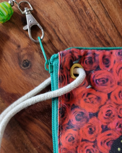 Morijorca Frida-Inspired Canvas Pouch
