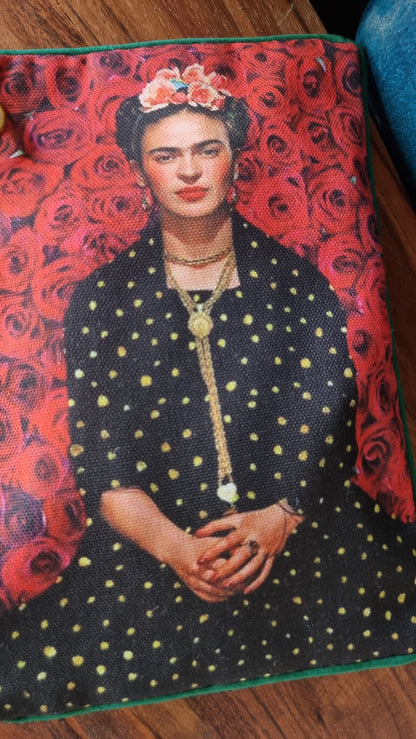 Morijorca Frida-Inspired Canvas Pouch