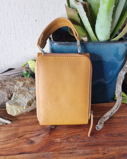 Morijorca Embossed Leather Wallet Crossbody