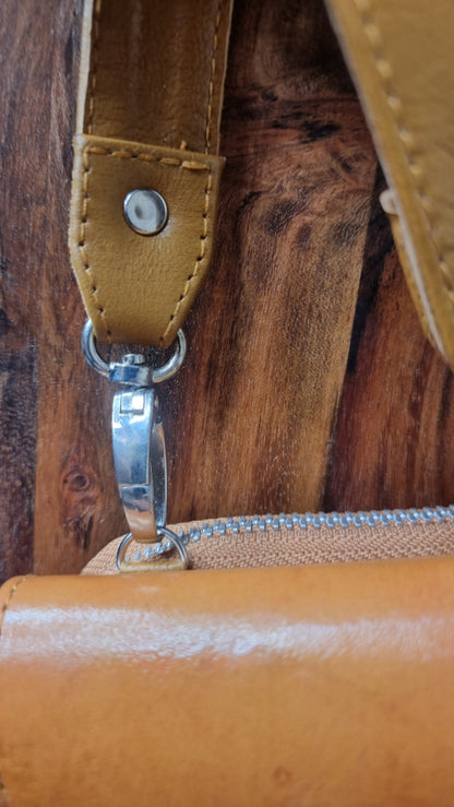 Morijorca Embossed Leather Wallet Crossbody