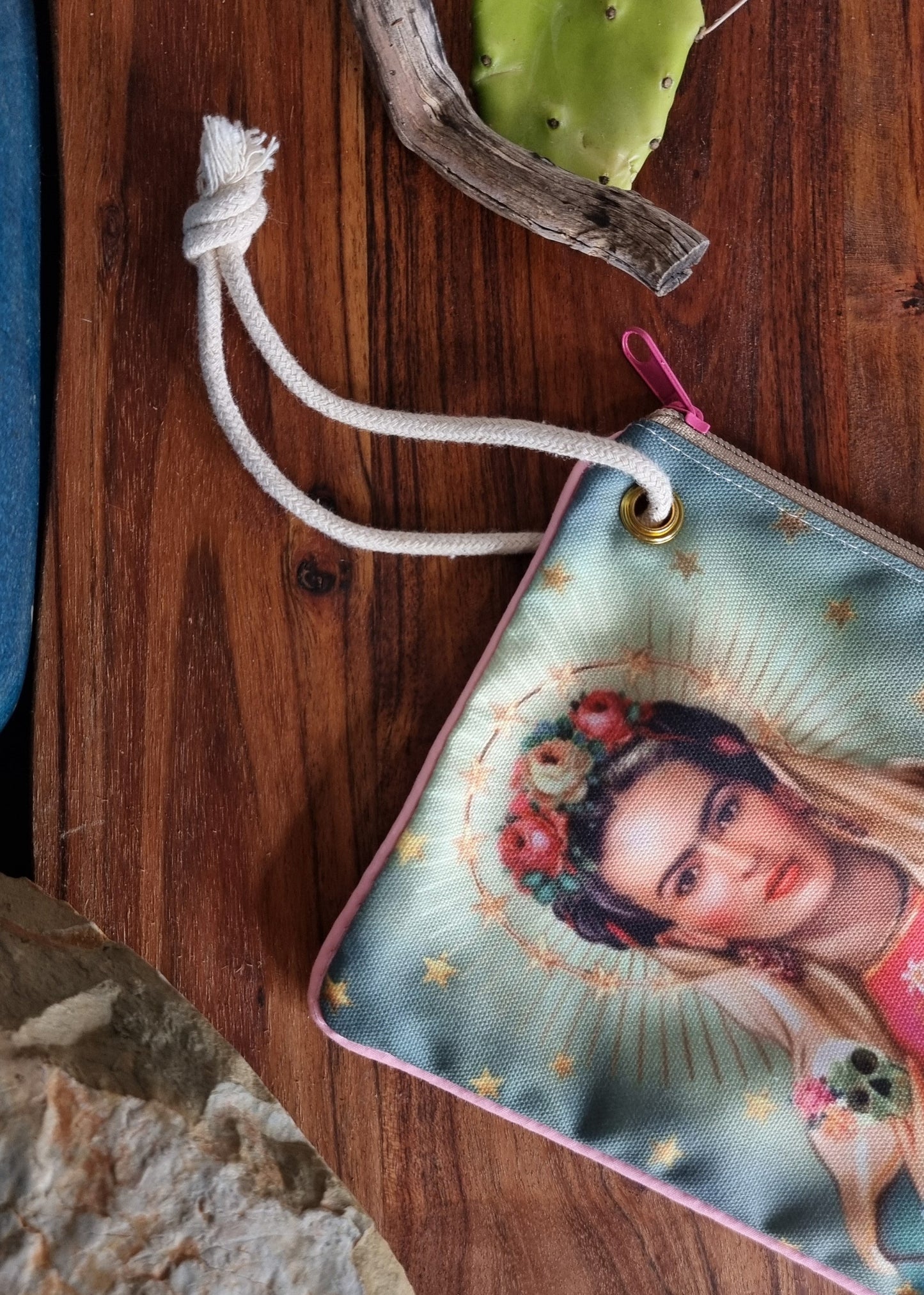 Morijorca Frida-Inspired Canvas Pouch 2