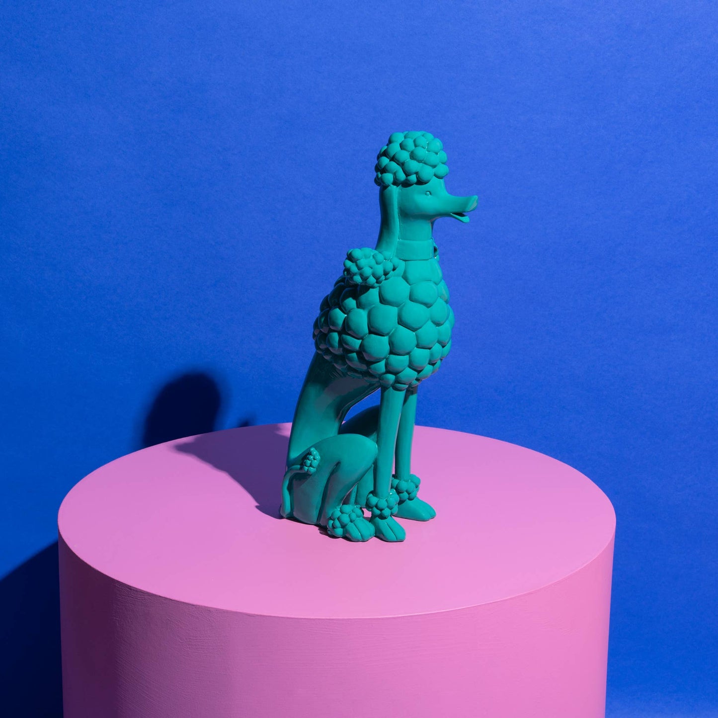 Paul the poodle - Teal
