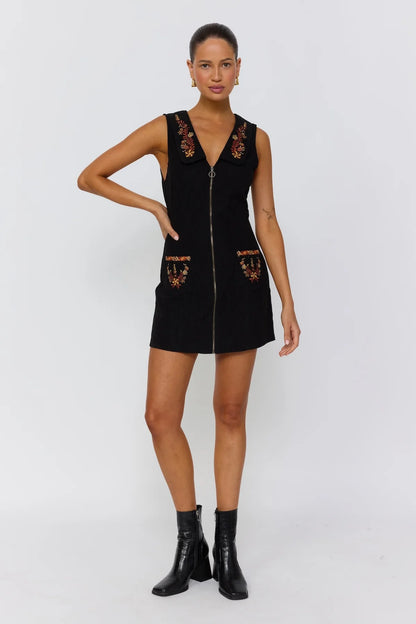 Arrow Mini Dress - Night sky