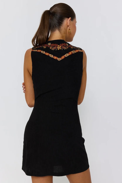 Arrow Mini Dress - Night sky