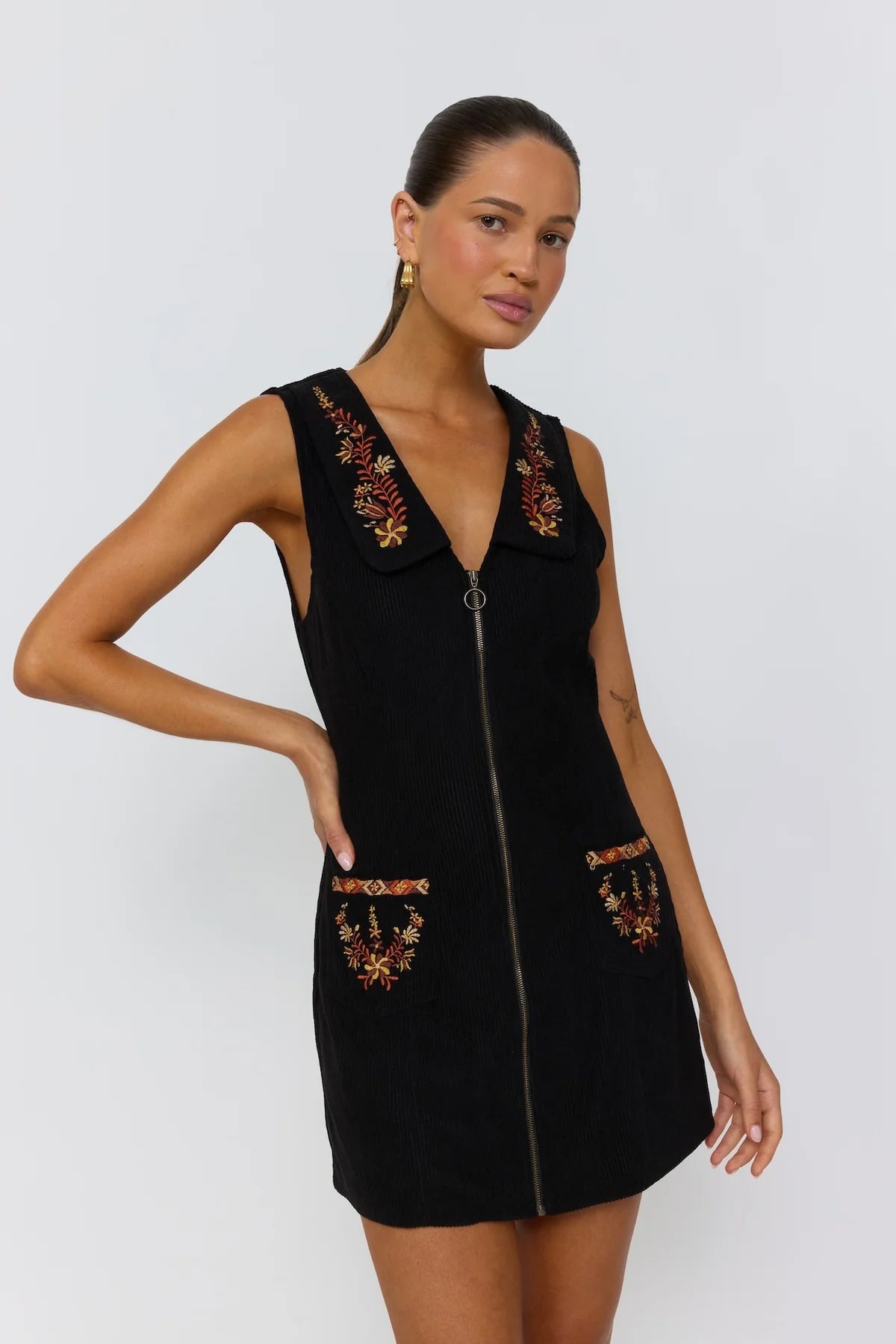 Arrow Mini Dress - Night sky