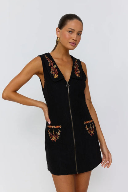 Arrow Mini Dress - Night sky