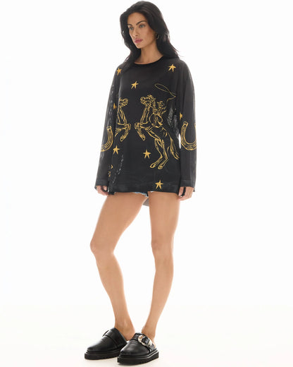 Cowboy Long Sleeve Football Jersey