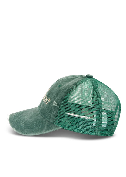 Destroyed Art Department Green Trucker Cap