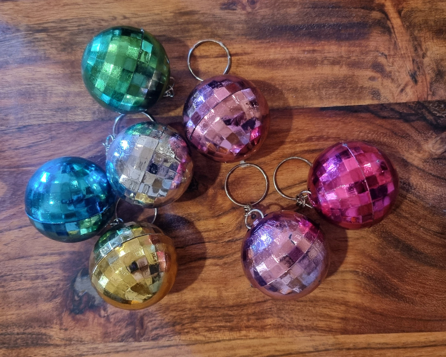 Mini Disco Ball Keyrings