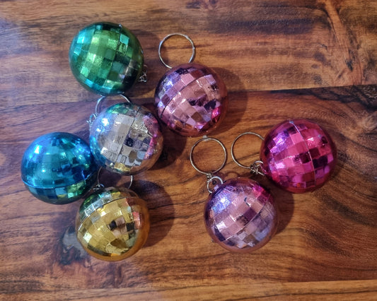 Mini Disco Ball Keyrings
